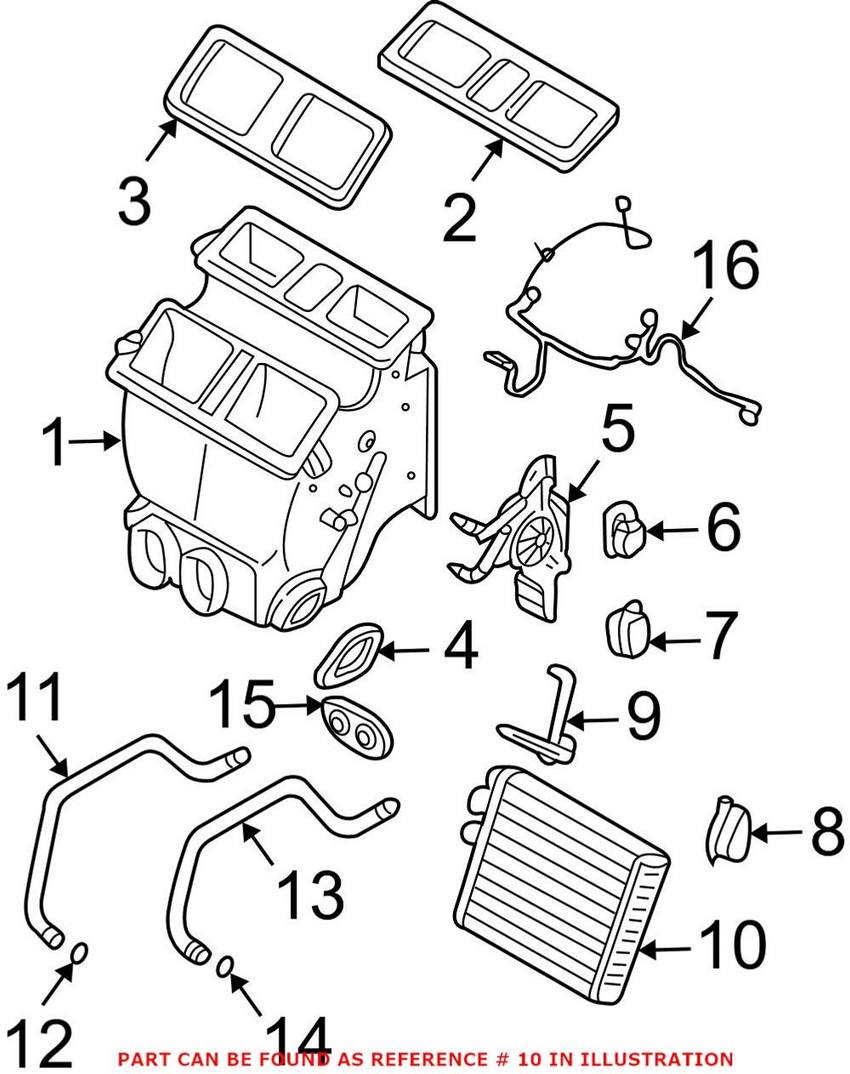 Volvo Heater Core 9171503